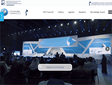 Tablet Screenshot of knowledgesummit.org